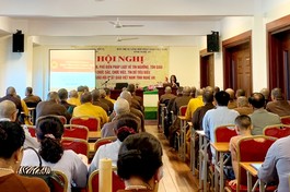 Hội nghị tuyên truyền, phổ biến pháp luật về tín ngưỡng, tôn giáo tại chùa Diệc (TP.Vinh)