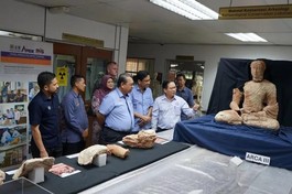 Phát hiện tượng Phật 1.200 năm tuổi tại khu di sản khảo cổ Bukit Choras, Malaysia 