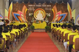 Khóa tu “Vườn tuệ nở hoa tâm” tại chùa Phước Quang (xã Nhân Cơ, H.Đắk R’Lấp, tỉnh Đắk Nông) thu hút 250 bạn trẻ tham gia