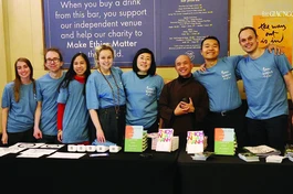 Thầy Pháp Hữu trong những sinh hoạt tại Làng Mai