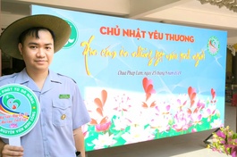 Chương trình hiến máu tình nguyện do Phân ban Gia đình Phật tử Đà Nẵng tổ chức sáng nay, 25-8, tại chùa Pháp Lâm