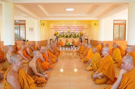 Lễ bế mạc Khóa tu truyền thống Khất sĩ lần thứ 35 tại Di tích đắc đạo Tổ sư Minh Đăng Quang (TP.Hà Tiên, Kiên Giang)