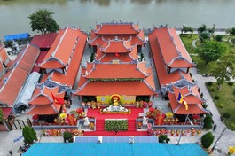 Toàn cảnh trụ sở Ban Trị sự GHPGVN tỉnh Lạng Sơn 