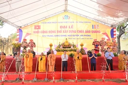 Chính thức khởi công động thổ xây dựng chùa Bảo Quang