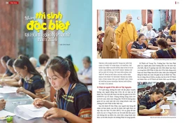 Bài trên Báo Giác Ngộ số 1279 - Thiết kế: Phòng Mỹ thuật BGN/Tống Viết Diễn