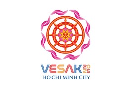 Logo chính thức của Đại lễ Vesak Liên Hiệp Quốc 2025 tổ chức tại TP.HCM