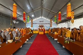 Trang nghiêm khóa lễ cầu siêu đồng bào tử nạn do đại dịch Covid-19