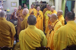 Khóa lễ cầu nguyện chư Phật, chư Bồ-tát gia hộ lễ kiến tạo đại hồng chung được thành tựu viên mãn