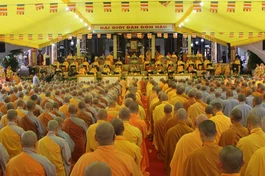 Trang nghiêm khai mạc Đại giới đàn Đôn Hậu tại tổ đình Từ Đàm