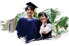 Mẹ và con, cùng hành trình bình an nhờ thấm đẫm giáo lý nhà Phật - Ảnh: NVCC