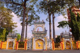 Tổ đình Hội Khánh (P.Phú Cường, TP.Thủ Dầu Một, Bình Dương) - nơi diễn ra Đại giới đàn Trí Tấn - Ảnh: Đăng Huy 