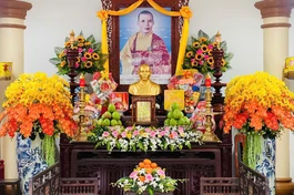 Di ảnh Hòa thượng Thích Tâm Hoàn tại tổ đình Long Khánh