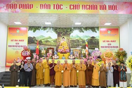 Ra mắt nhân sự tham gia Trung tâm Phật học ứng dụng 