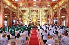 Khóa tu "Tuổi trẻ và trí tuệ" tại chùa Thiên Quang (Bình Dương)