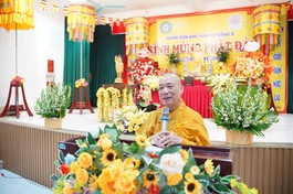 Hòa thượng Thích Bảo Nghiêm, Phó Chủ tịch Hội đồng Trị sự, Trưởng ban Hoằng pháp T.Ư - Ảnh: Diệu Tường