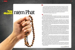 Bài trên Báo Giác Ngộ số 1306 - Thiết kế: Phòng Mỹ thuật BGN/Tống Viết Diễn