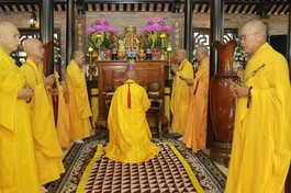 Khóa lễ cung tiến Giác linh Hòa thượng Thích Huệ Trí 