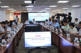 Một buổi họp báo tại Trung tâm Báo chí TP.HCM