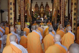 Chư Ni các trú xứ tập trung tại Ni viện Diệu Đức