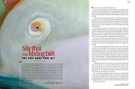 Bài trên Báo Giác Ngộ số 1313 - Thiết kế: Phòng Mỹ thuật BGN/Tống Viết Diễn