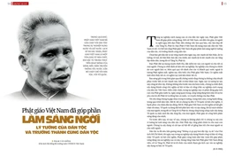 Phật giáo Việt Nam đã góp phần làm sáng ngời lý tưởng của dân tộc và trưởng thành cùng dân tộc