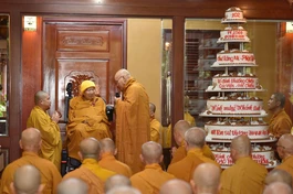 Hòa thượng Thích Nhật Quang dâng lời khánh tuế Trưởng lão Hòa thượng Tôn sư - Thiền sư Thích Thanh Từ