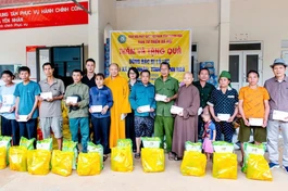 Tổng giá trị các phần quà và công trình hỗ trợ đợt này tại xã Yên Nhân, Thanh Hóa là 225 triệu đồng