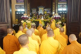 Trang nghiêm Lễ Đại tường Hòa thượng Thích Từ Tánh tại chùa Phổ Đà