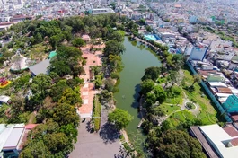 Công viên Lê Thị Riêng trước đây là Nghĩa trang Đô Thành - Ảnh: Quỳnh Trần