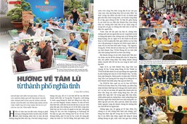 Hướng về tâm lũ từ thành phố nghĩa tình