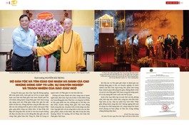 Thứ trưởng Nguyễn Hải Trung chúc mừng kỷ niệm 50 năm ngày Báo Giác Ngộ xuất bản số đầu tiên