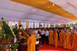 Lễ cầu nguyện khởi dựng ngôi chánh điện và nhà Tổ tại thiền viện Trúc Lâm Tây Ninh