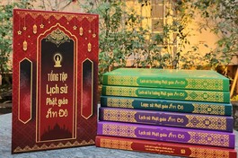 Bộ sách Lịch sử Phật giáo Ấn Độ (trọn bộ 6 tập) do Nhà sách Phật giáo Vĩnh Nghiêm phát hành