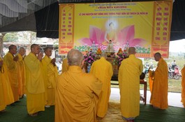 Đà Nẵng: Chùa Hòa Khương tổ chức rót đồng đúc tôn tượng Đức Bổn Sư Thích Ca Mâu Ni