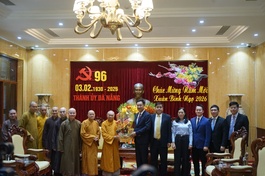 Chúc mừng Tết cổ truyền Bính Ngọ 2026 đến lãnh đạo Thành ủy TP.Đà Nẵng