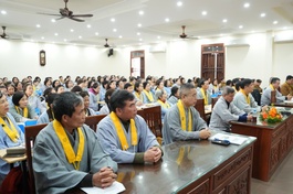 163 học viên đủ điều kiện dự thi tốt nghiệp Lớp Hoằng pháp viên cư sĩ Phật tử khóa II (2022-2025)