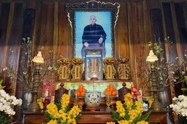 Di ảnh Tổ sư khai sơn tại Tổ đường Sắc tứ Châu Lâm tự