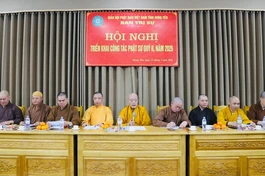 Hội nghị diễn ra vào sáng nay, 23-3, tại trụ sở Ban Trị sự GHPGVN tỉnh Hưng Yên