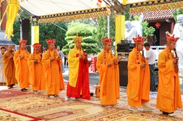 Lễ cầu siêu anh linh anh hùng liệt sĩ và đồng bào tử nạn tại chùa Khánh Lâm