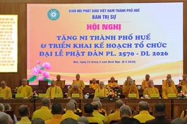 Hội nghị Tăng Ni TP.Huế diễn ra tại tổ đình Từ Đàm