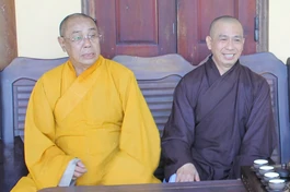 Hòa thượng Thích Tâm Đăng cùng Thượng tọa Thích Tâm Chơn