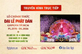 [TRUYỀN HÌNH TRỰC TIẾP] Lễ chính thức Đại lễ Phật đản Phật lịch 2570 tại Việt Nam Quốc Tự - TP.HCM