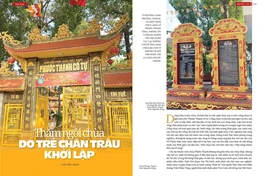 Thăm ngôi chùa do trẻ chăn trâu khởi lập