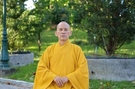 Hòa thượng Thích Thiện Thống, Phó Chủ tịch Hội đồng Trị sự, Trưởng ban Trị sự GHPGVN tỉnh An Giang - Ảnh: Nguyên Tài/BGN
