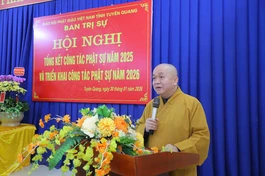 “Khắc phục khoảng cách địa lý bằng nguồn lực bản địa - Hướng đi đột phá của Phật giáo tỉnh Tuyên Quang” 