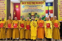 Trao quyết định chuẩn y nhân sự Ban Trị sự GHPGVN tỉnh Quảng Ngãi, nhiệm kỳ 2026-2031