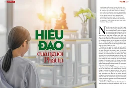 Bài trên Báo Giác Ngộ số đặc biệt Vu lan Phật lịch 2570 - Thiết kế: Phòng Mỹ thuật BGN/Tống Viết Diễn