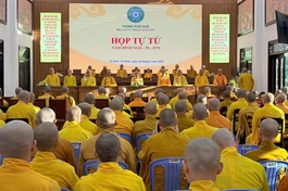 Họp Tăng trước lễ Tự tứ