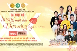 Chương trình "Đại Nhạc hội: Quê hương một dải - Đạo sáng ngàn năm" sẽ diễn ra lúc 19 giờ ngày 3-11, tại Nhà hát Hòa Bình, TP.HCM