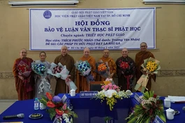 Chư Tăng Ni là người hướng dẫn cho các học viên trong chương trình đào tạo thạc sĩ Phật học thuộc Học viện Phật giáo VN tại TP.HCM